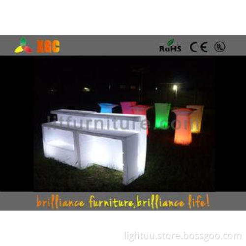 Remote Control LED Bar Counter Glowing Club Furniture For O